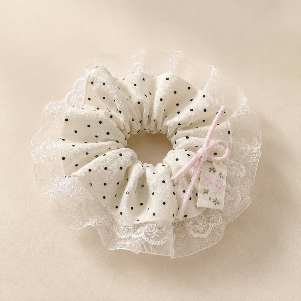The Lace Scrunchie — Ink Dot
